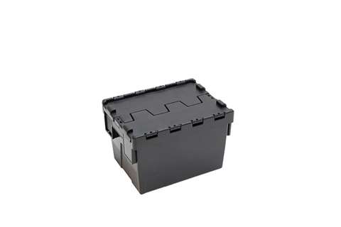 Attached lid container Ergo 22L – 400x300x264mm - Regranulate