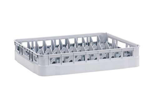 Dishwasher rack with moulded pins - 600x500mm - 22 plates