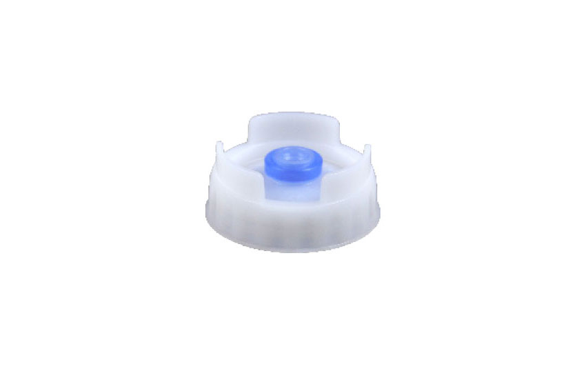 Chapeau avec valve silicone bleu - 6pce/pck - sauces epaisses &amp; condiments 