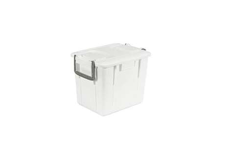 Bac de stockage pour aliments 20l - 280x380x300mm - couvercle inclus - fermé