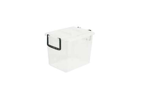 Bac de stockage pour aliments 20l - 280x380x300mm - couvercle inclus - fermé