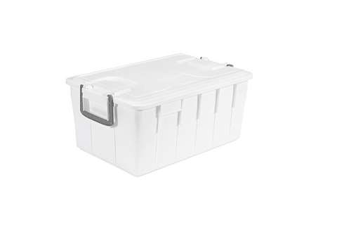 Bac de stockage pour aliments 40l - 380x580x256mm - couvercle inclus - fermé