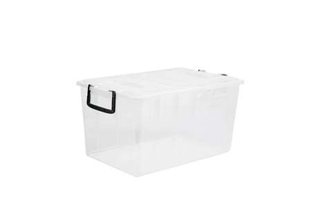 Bac de stockage pour aliments 40l - 380x580x256mm - couvercle inclus - fermé