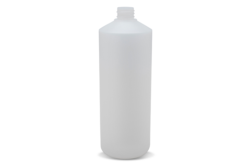 Bouteille cylindrique standard - 1000ml - bouchon excl. 