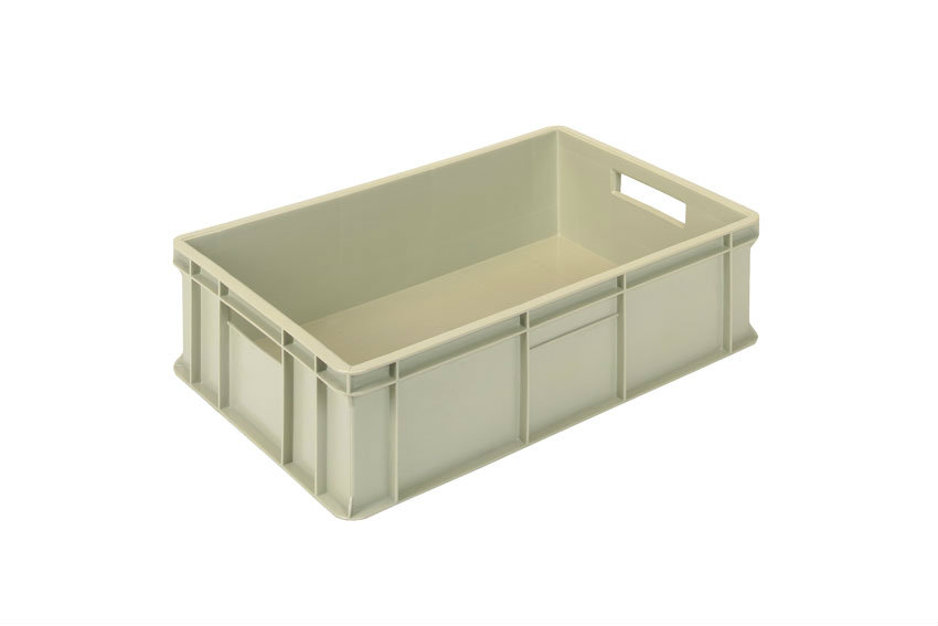 EN Stacking bin Gold Gold 33l - 600x400x170mm - closed sides and reinforced closed bottom 
