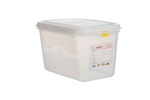 Gastronox 1/4 - profondeur 150mm - 4,3l - couvercle et clips inclus