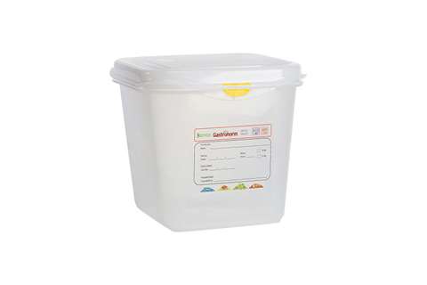 Gastronox 1/6 - 150mm high - 2,6l - lid and clips included