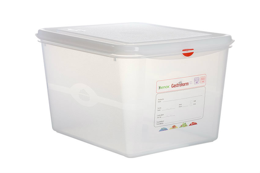 Gastronox 2/3 - 200mm high - 19l - lid and clips included 