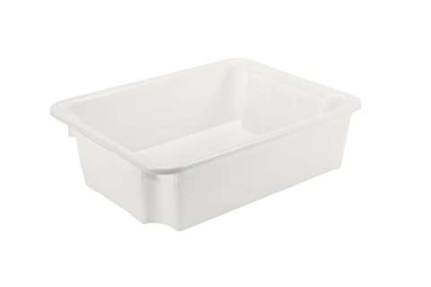 EN bac de transport emboîtables et gerbables 80l - 800x600x220mm - Rota - coins arrondis