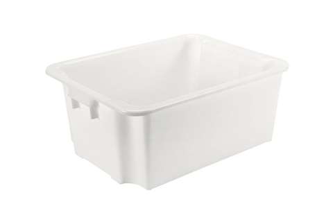 EN bac de transport emboîtables et gerbables 110l - 800x600x330mm - Rota - coins arrondis