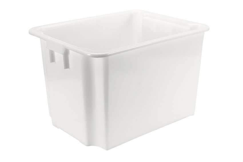 EN nest- and stackable transport crate 170l - 800x600x505mm - Rota - rounded corners 