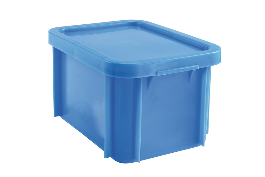 EN stackable transport crate Special 15l - 400x300x235mm - rounded corners - incl. lid 