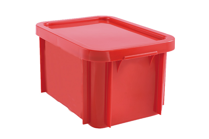 EN stackable transport crate Special 15l - 400x300x235mm - rounded corners - incl. lid 