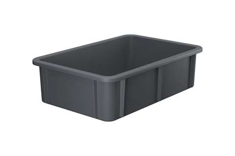 EN stackable transport crate Special 30l - 600x400x165mm - rounded corners