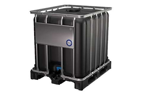 Conteneur IBC - 1200x1000x1175mm - palette plastique - ø225mm - non-un