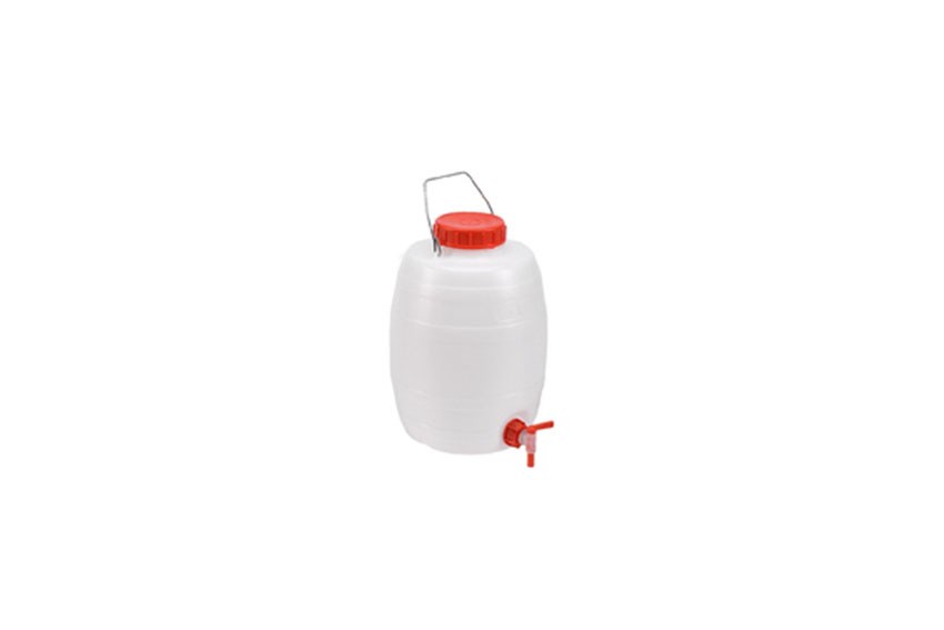 Baril pour liquides - 10l - avec robinet - hxø: 320x232mm 