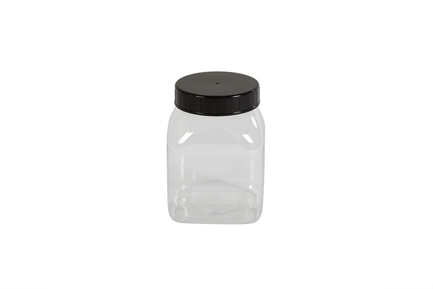 Square container wide opening - 500ml - serie 310 PVC/petg 