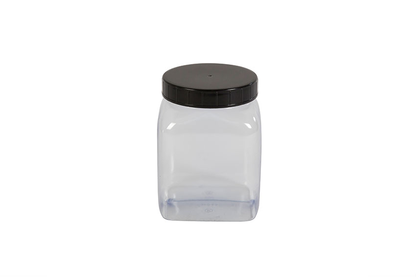 Square container wide opening - 750ml - serie 310 PVC/petg 