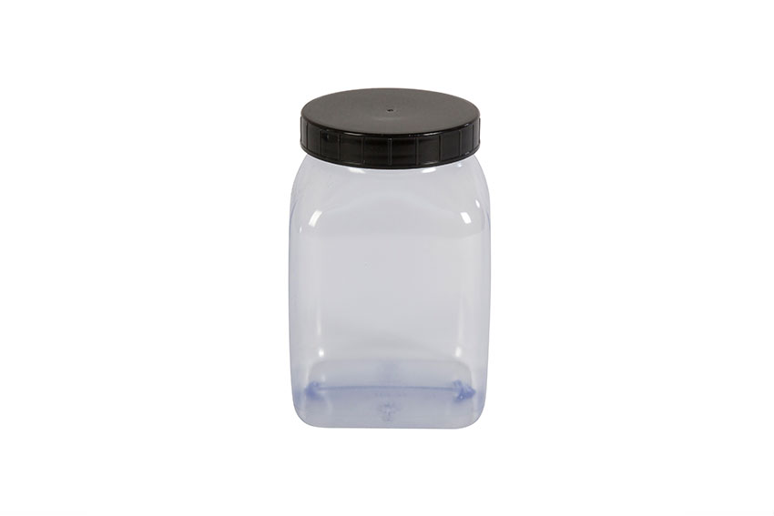 Square container wide opening - 1000ml - serie 310 PVC/petg 