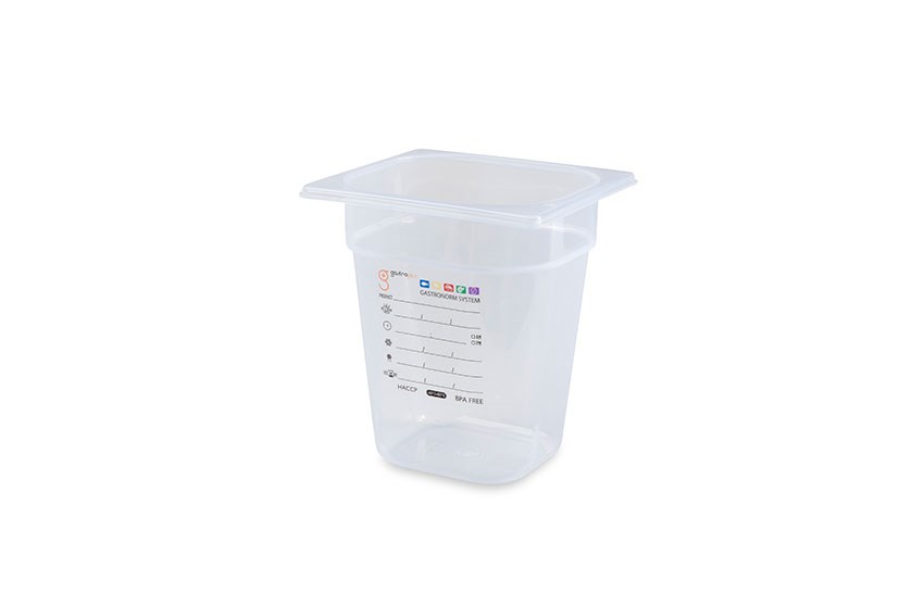 Gastroplus 1/6 - profondeur 200mm - 2,8l - label IML - sans couvercle 