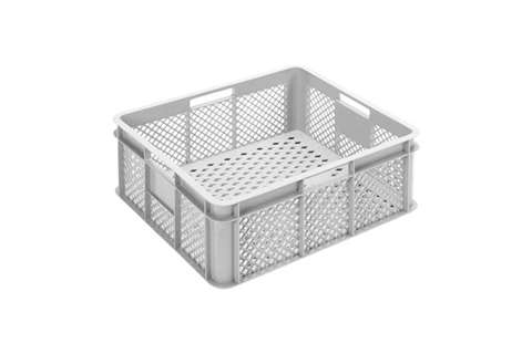 Bac de stockage empilable Multi 18l - 400x350x160mm - côtés et fond perforés