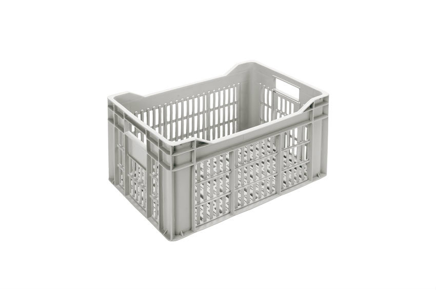 Stacking crate Multi 50l - 540x360x290mm - perforated sides and bottom 