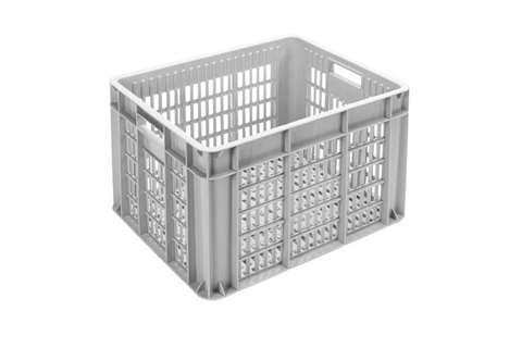 Bac de stockage empilable Multi 48l - 500x400x330mm - côtés et fond perforés