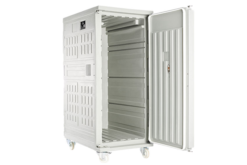 Cargo line isothermal container 1000 l - on 4 castors 