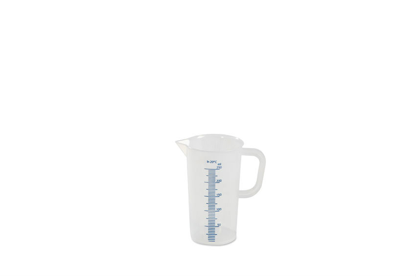 Graduated measuring cup - 250 ml - raised scale 