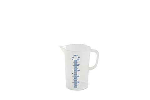 Becher gradue - 500 ml - graduation bleue en relief