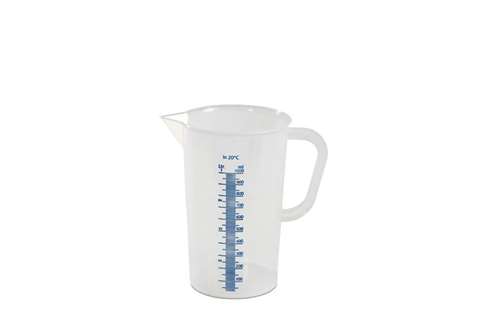Becher gradue - 1000 ml - graduation bleue en relief