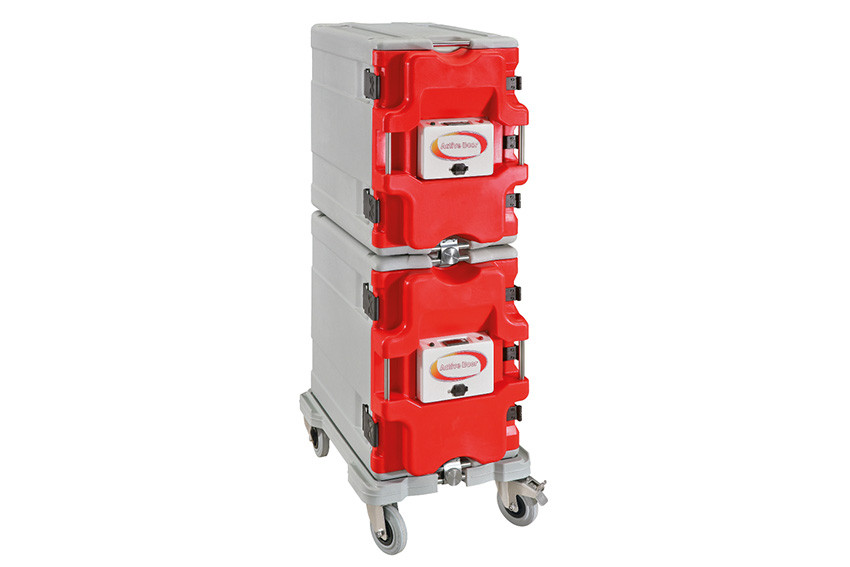 Isothermal container set 2x AF12 analogue - 180l - 720x505x1480mm 