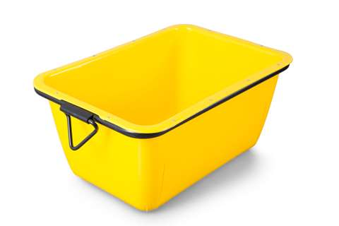 Bac à mortier Premium avec supports de levage 200l - 1050x700x470mm