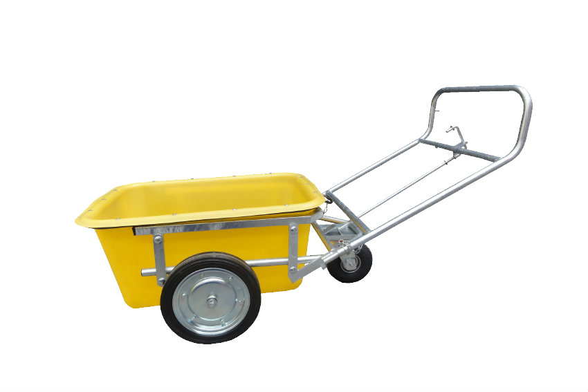 Transport trolley for mortar tubs 200 l 