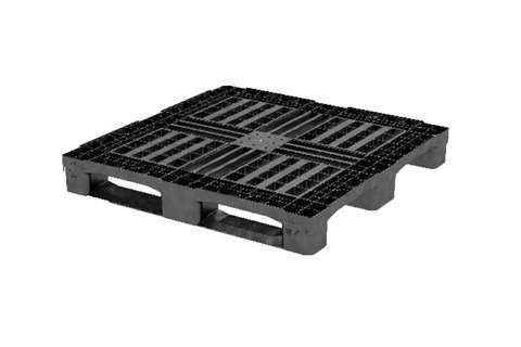 Palette comfort - 1140x1140x150 mm - ouvert - 3 semelles