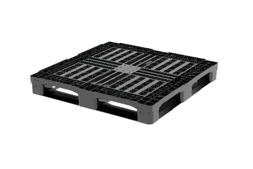 Comfort pallet - 1140x1140x150 mm - open - 6 skids 