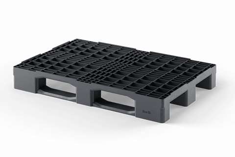 Comfort pallet - 1200x800x150mm - rec - 3 skids - open deck