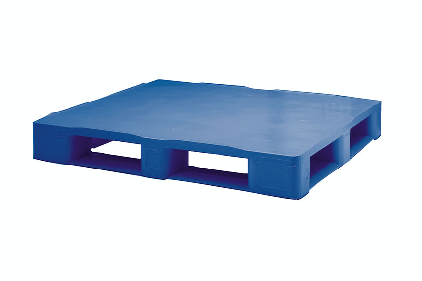 Palette hygiene - 1200x1000x160 mm - 5 semelles - plateau fermé  