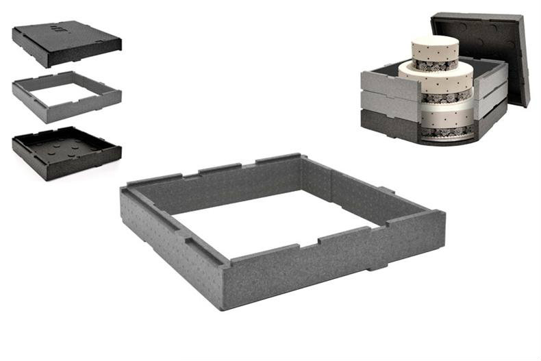 Extender système single pizza - 410x410x75mm 