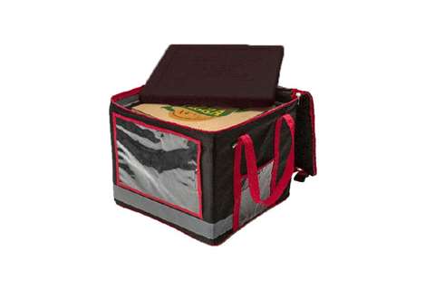 Delivery backpack + pizzabox - dim. 450x450xh380 mm