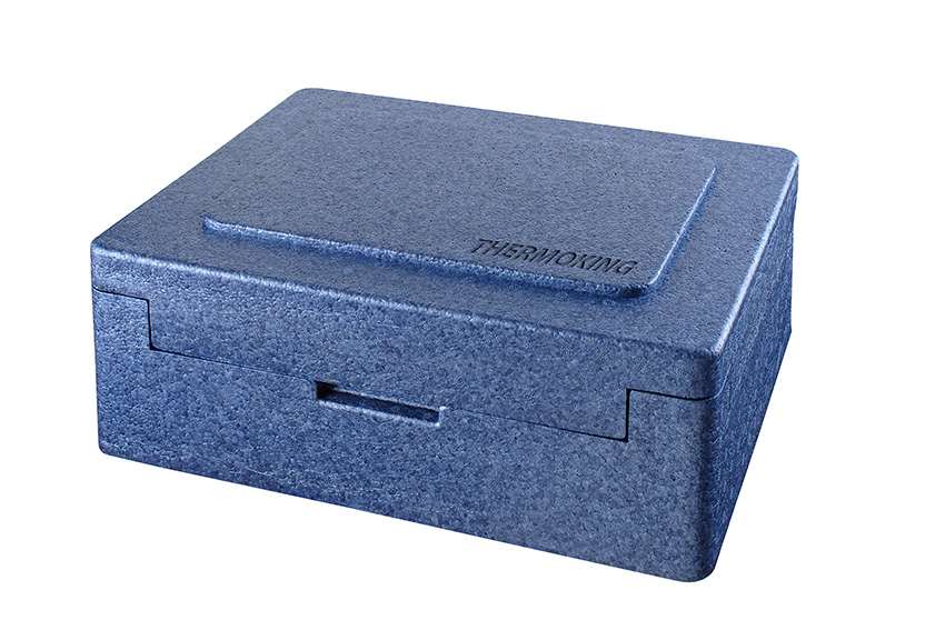 Isothermal cooler box Universal - 470x370x185mm - Polibox Thermoking 3 sections 