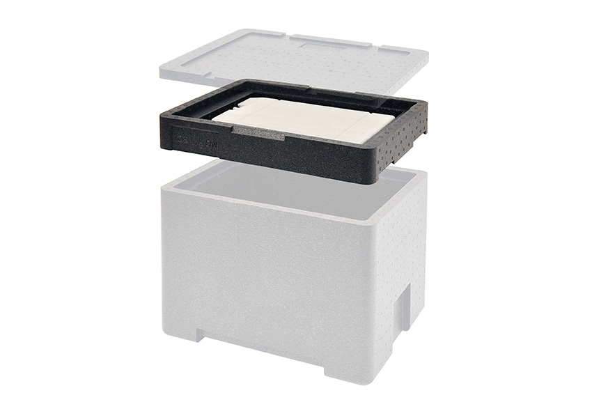 Extension isotherme chaud/froid GN1/2 - 420x330x85mm - Polibox Basic 