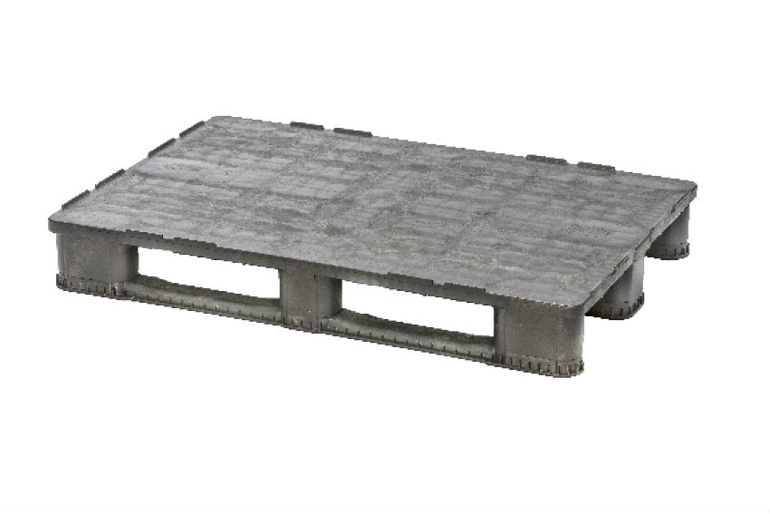 Premium pallet - 1200x800x155 mm - rec - closed deck - 3 skids - reg 