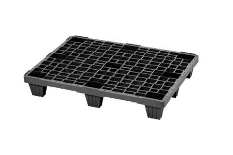 Palette export - 800x600x130 mm - reg - ouvert - 9 pieds