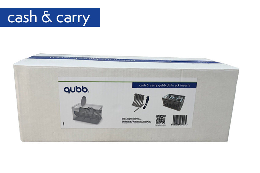 Qubb plate holder set - for 1 euronorm 600x400mm 