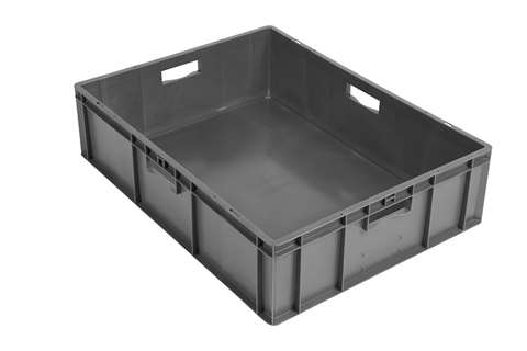 EN Stacking bin Rainbow 82l - 800x600x210mm - closed sides and bottom