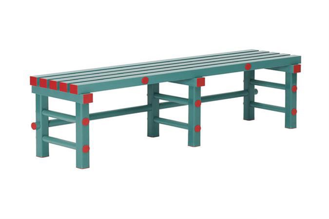 Plastic bench seat - 2000x400x450mm 
