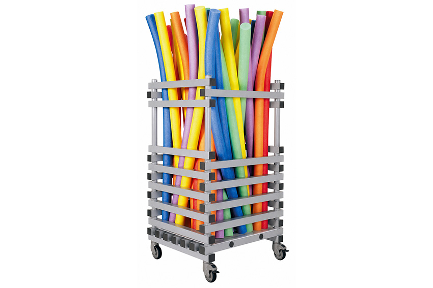 Chariot vertical en plastique pour flexibeam - 800x700x1350mm 
