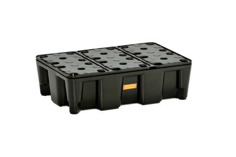 Pe retention bin 25l - rg collection - with grid
