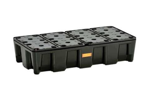Pe retention bin 25l - rg collection - with grid